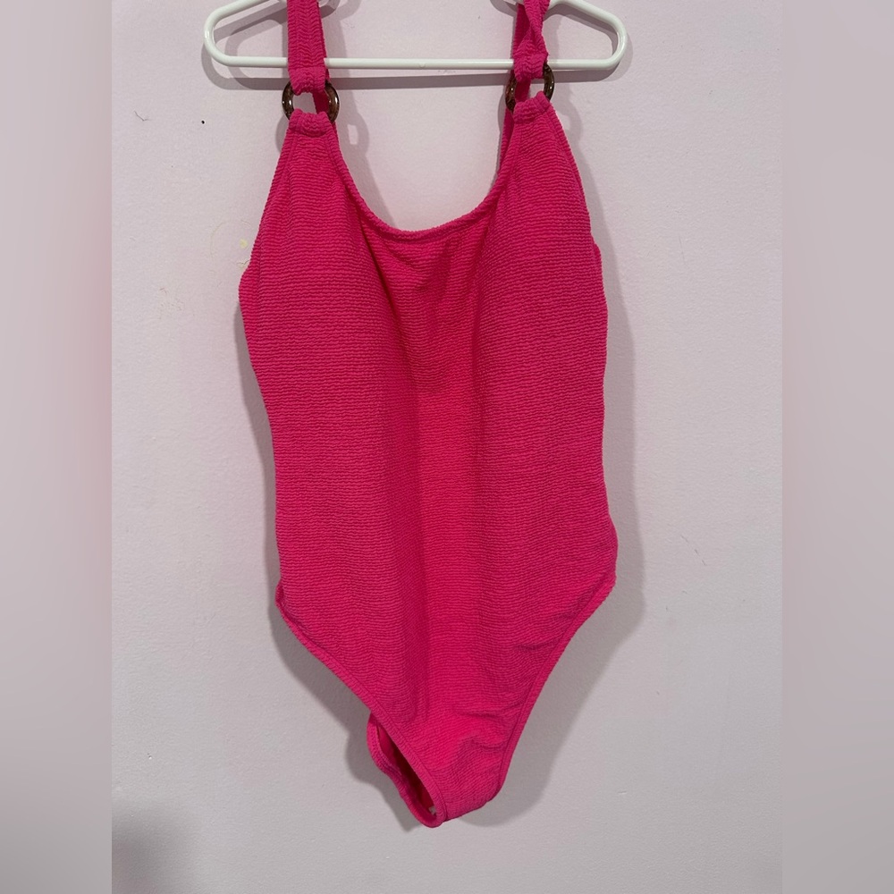 Vibrant Pink One-Piece Swimsuit